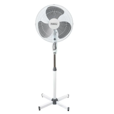 Ventilator cu picior Rosberg, putere 45W, Diametru 40 cm, 3 viteze, inaltime 150 cm, alb/gri