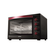 Cuptor electric Samus CS60BRC2, 2000 W, 60 litri, Grill, Rotisor, Negru