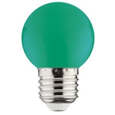 Bec LED Sferic 1W E27 verde 001-017-0001 Horoz