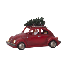 Decoratiune Mos Craciun in masina MERRYVILLE 411252 Eglo