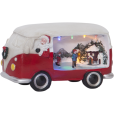 Decoratiune Mos Craciun in masina MERRYVILLE 411253 Eglo